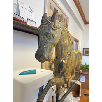 Horse Weathervane in Gold Gilt by J.W Fiske & Company – Assay Jewelers