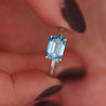 IGI Certified 2.08 Carat Vivid Blue Lab Grown Diamond Engagement Ring