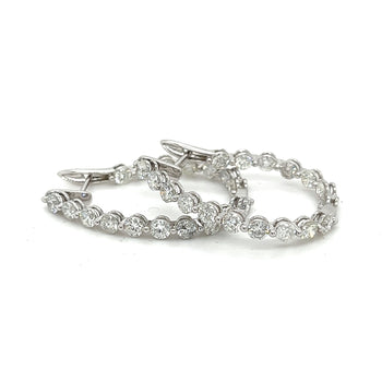 Inside Out Round Diamond Hoop Earrings | DR-34PCS-3.57CTW | SKU: ND1199-1 – Assay Jewelers