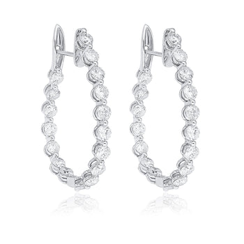 Inside Out Round Diamond Hoop Earrings | DR-34PCS-3.57CTW | SKU: ND1199-1 – Assay Jewelers