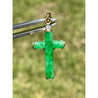 Jade Cross Pendant in 18k Solid Gold