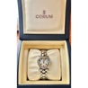 Ladies Corum Watch Mother of Pearl and Heart Shape Diamond Case