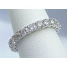 Natural Diamond Wedding Band in 18k white gold setting