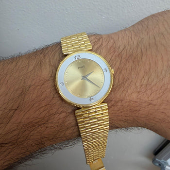 Piaget 2642 18K Gold Ultra-Thin Manual 2-Tone Dial 31mm Watch – Assay Jewelers