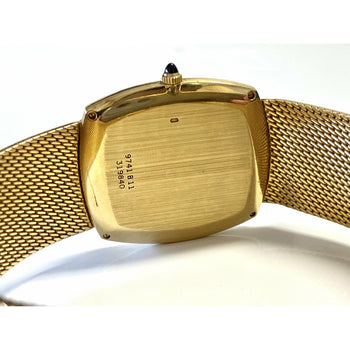 Piaget 9741 Vintage 18k Mens Watch with Gold Champagne Strap – Assay Jewelers