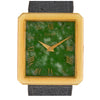 Piaget Protocole Jade Dial 18K Gold 25mm Vintage Watch