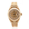 Rolex Datejust Presidential Champagne 18K Gold Diamond Dial Fluted Watch