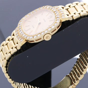 Rolex Orchid 2673 18K Gold 22mm Diamond Bezel 1989 Watch – Assay Jewelers