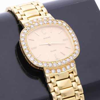 Rolex Orchid 2673 18K Gold 22mm Diamond Bezel 1989 Watch – Assay Jewelers