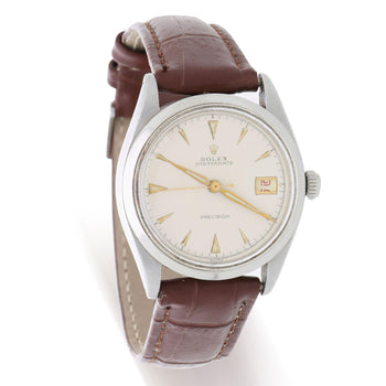 Rolex Oysterdate Precision 6294 Ivory Dial Manual Wind Circa 1953 Watch – Assay Jewelers