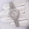 Rolex Platinum DateJust Presidential 15 Carat Diamond 26mm Watch