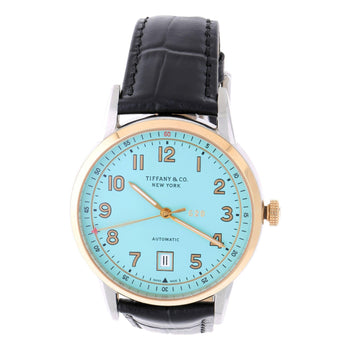 Tiffany & Co. CT60 Tiffany Blue Dial Two-Tone 40mm Full Set Watch – Assay Jewelers