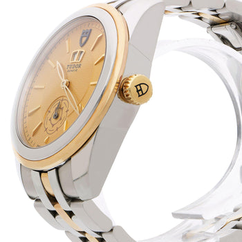 Tudor Glamour Double Date 57003 42mm Two Tone Steel Gold Champagne Dial Watch – Assay Jewelers