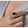 Van Cleef & Arpels 8.85 Carat No Heat Oval Ruby in 18k Yellow Gold Ring