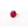 Van Cleef & Arpels 8.85 Carat No Heat Oval Ruby in 18k Yellow Gold Ring