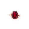 Van Cleef & Arpels 8.85 Carat No Heat Oval Ruby in 18k Yellow Gold Ring