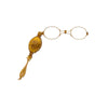 Vintage Retro-Ära Lorgnette Brille mit 14K Gelbgoldetui