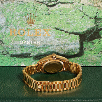 Vintage Rolex 6917 Datejust Presidential 23mm Brown Diamond Dial Gold Watch – Assay Jewelers