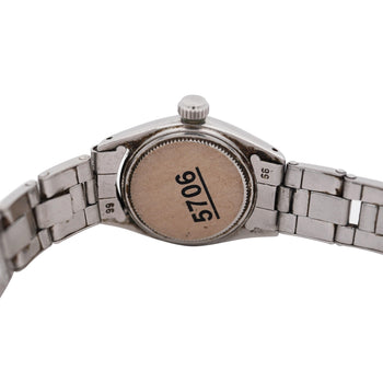 Vintage Rolex Oysterdate Precision 6406 Steel Cream Dial 1960s 24mm Ladies Watch – Assay Jewelers