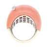 Wendy Yue Opal & Sapphire Dragonfly 18K White Gold Dome Ring