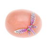 Wendy Yue Opal & Sapphire Dragonfly 18K White Gold Dome Ring