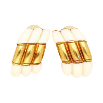 White Agate & 18K Yellow Gold Earring & Link Necklace Jewelry Set – Assay Jewelers